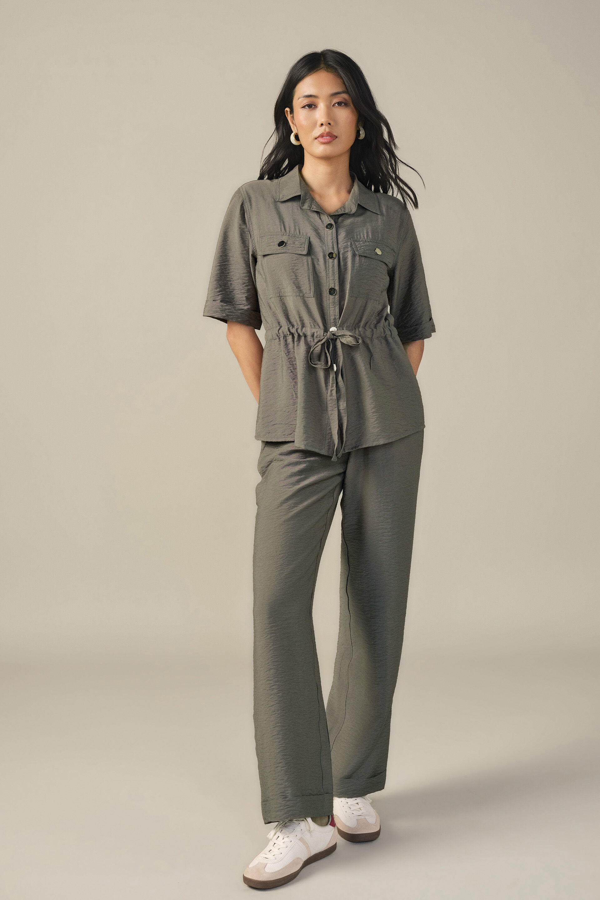 Relaxed Co-ord in Olive